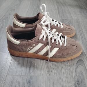 Adidas Spezial Shoes Womens Size 9 Brown Mocha Suede Retro Casual